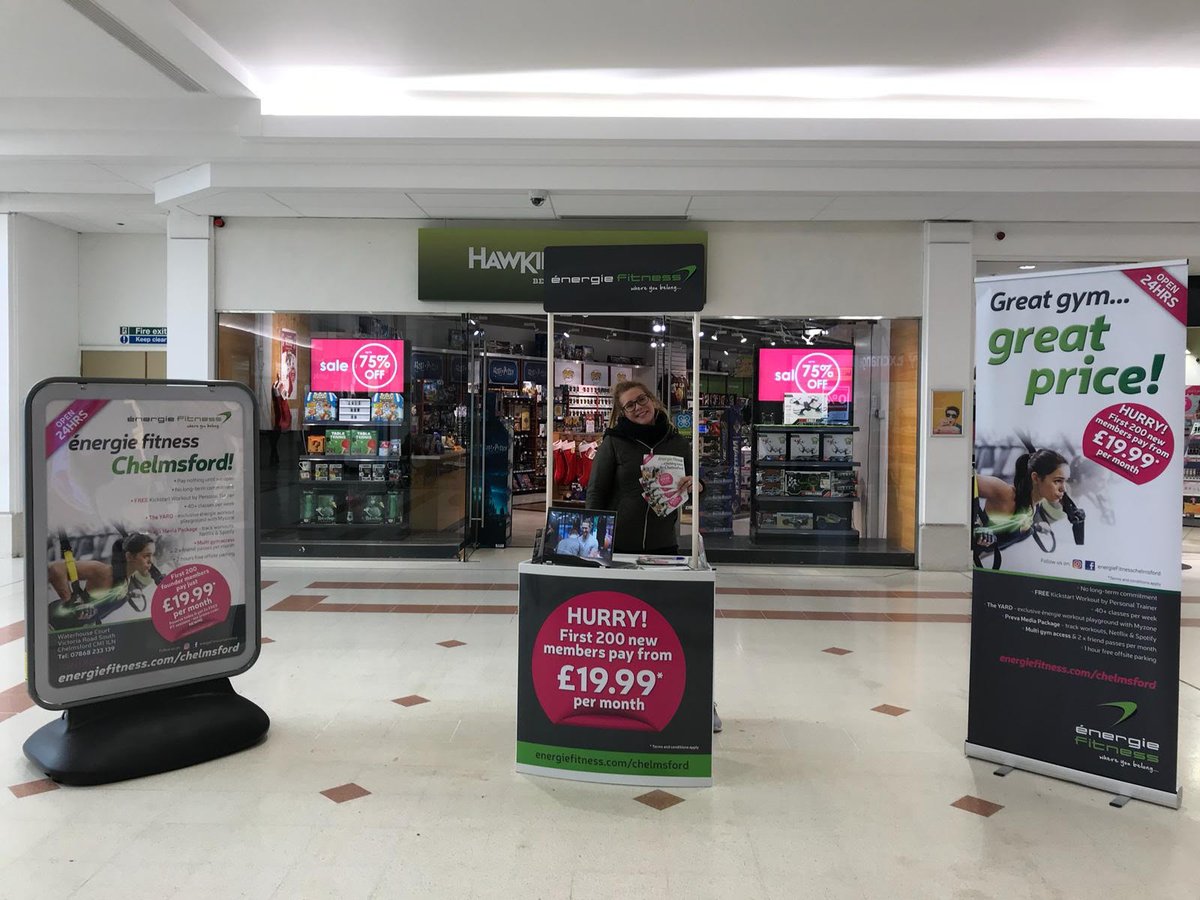 We're at @shopthemeadows come and stop by and say hello to the fabulous Nina. She'll tell you all about Chelmsford's brand new gym! 

#Energie #EnergieFitness #WhereYouBelong #Fitness #Precor #Gym #FitFam #TheYard #Myzone #Health #Workout #Chelmsford