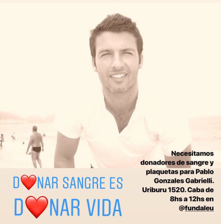 killydt's tweet photo. Necesitamos donantes de sangre y plaquetas para Pablo González Gabrieli
Acércate a @Fundaleu de lu a Vi 8 a 12.
Uriburu 1520 CABA.
Por favor ayúdanos a difundirlo @pviloutaoficial @danielevila @radiolared @marisabrel 
#DonáPlaquetas #DonáSangre
#TodosPorPablo https://t.co/CGx7K07uL4