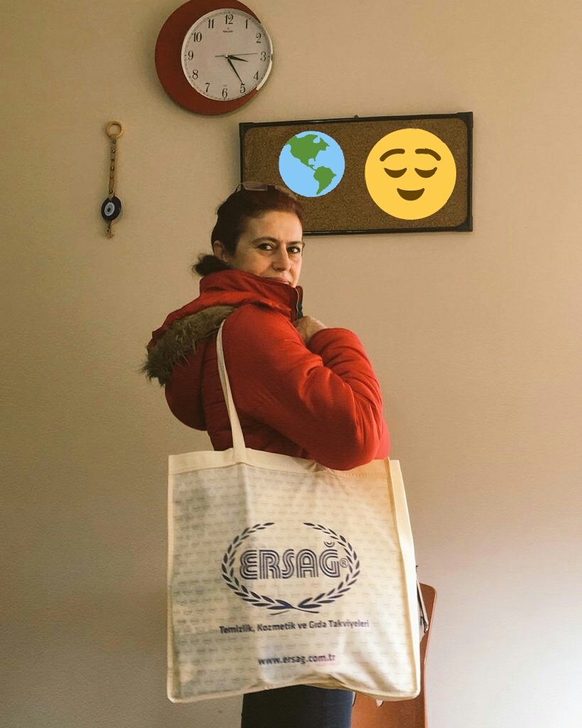 İlk alışverişimi yaptım