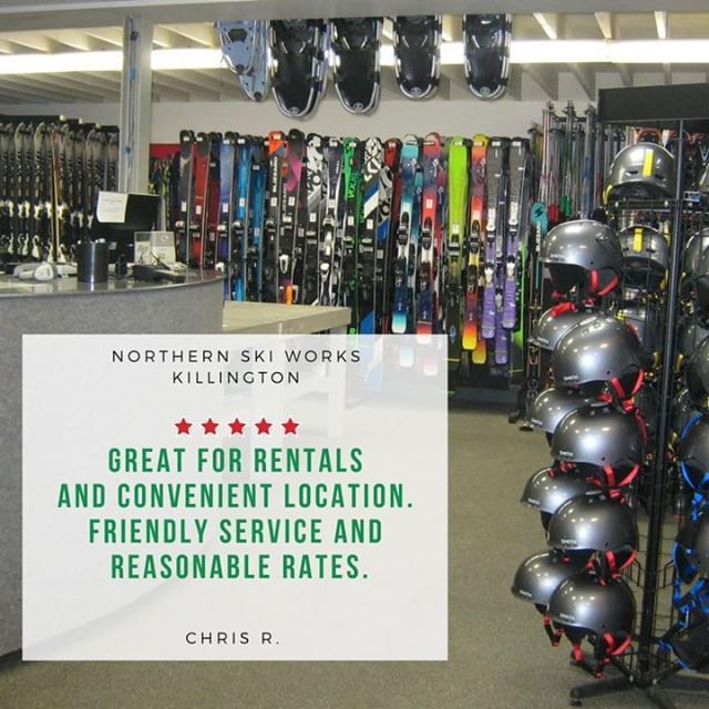 "Great for rentals and convenient location, friendly service and reasonable rates." - What more could you ask for?!?! Rent your skis for skiing Killington at Northern Ski Works today! #skirentals #killingtonskishop #northernskiworks bit.ly/2F87aPB