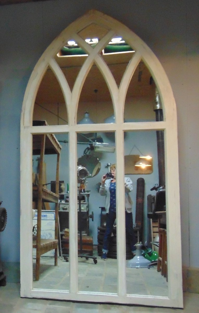 TheOldYard's tweet photo. This beautiful old architectural window frame has been given a mirror insert and is just perfect for a large foyer or entrance hall. Great stock in at the moment and on the website #architectural #windowmirror #reflections #mirrormirroronthewall #grandentrance #antiques #decor https://t.co/em3Hx5s1yS