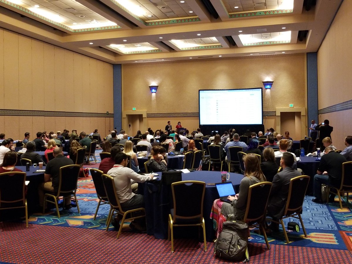 KstateSVA's tweet photo. #breakoutsession for #StudentVeterans on how to better use social media to reach out and keep their organizations connected. #NatCon2019 https://t.co/rh2K7pVggV