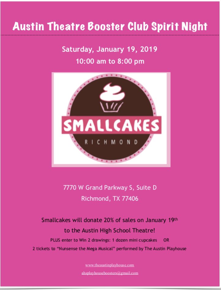 Austin Theatre Booster Club (@austinbooster) on Twitter photo 