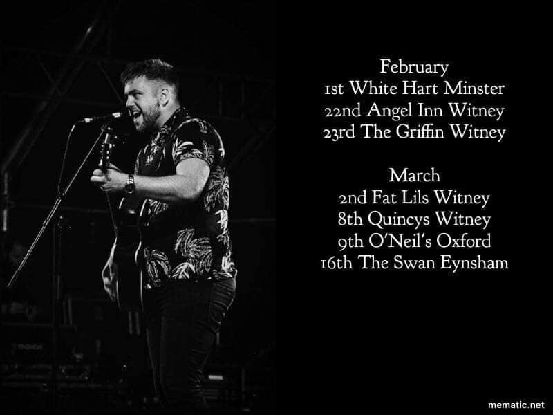 WitneyMusicFest's tweet photo. Check Out @WitneyMusicFest ๐ธ#OxFactor #Winner @TomDavies30 in February & March @TheAngelInn1 @FATLILS @ONeillsPubs & other #Witney #Oxford #LiveMusic #Venues ๐ต๐ถ @OxTweets @randamag @WitneyLetterbox @muzoakademy @RaptureWitney @BBCIntroOxford @NewDepth_ @RadioWindrush ๐ผ๐ต๐ถ RT https://t.co/VtQPllfpCv