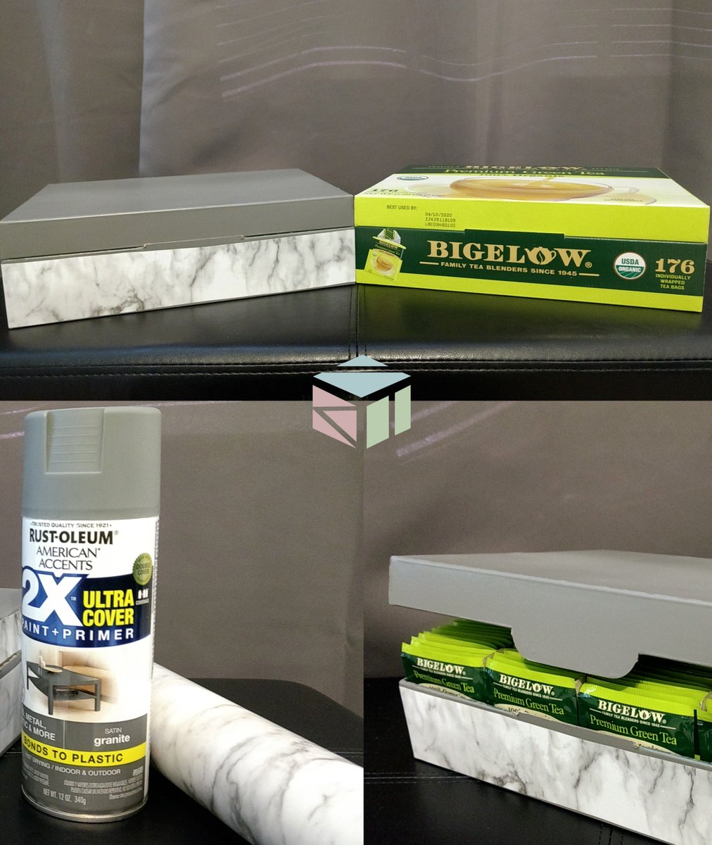 artifrax's tweet image. DIY - Tea Box Transformation! 
I love my green tea, and I couldn't resist the challenge to transform this "Premium Green Tea" box to something a little more to 'taste'?

pin.it/thaynqqqjns2qp
#DIY #DIYHomeDecor #DIYbox #DIYstoragebox #DIYteabox #DIYtea #DIYmarble