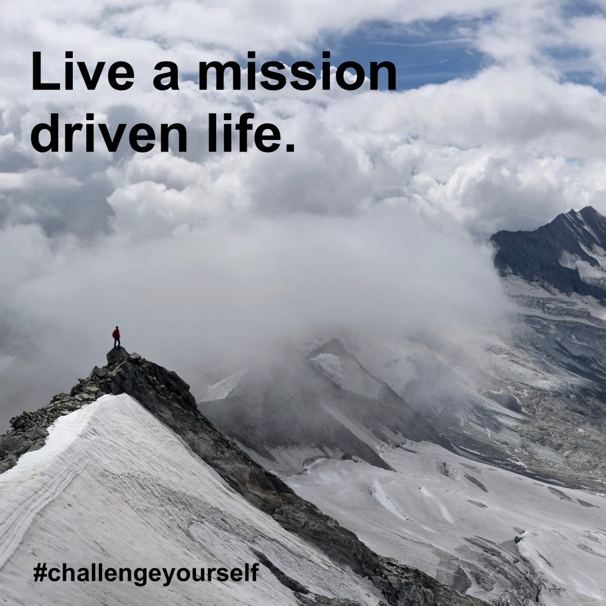 Live a Mission Driven Life.  Go after something and be relentless in it’s attainment. #challengeyourself #driventosucceed #discipline #dailymotivation #mission #missiondriven #success