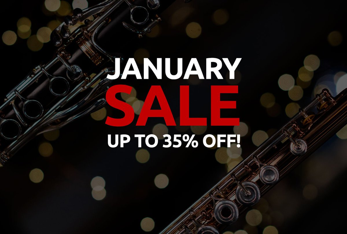 clarinetfluteuk's tweet photo. JANUARY SALE - We are bringing in the New Year here at Clarinet &amp; Flute with a January Sale including selected instruments and accessories. This might just be the time to follow through with your resolutions so grab a bargain whilst you can! - https://t.co/GJ7wls2Jcf https://t.co/EFGi74rnru