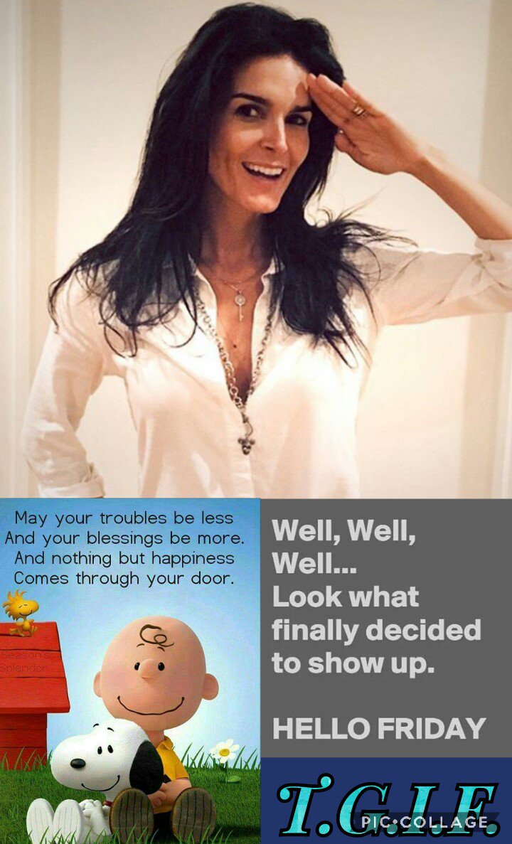 Happy Friday Have a Great Weekend Everyone <a href="/Angie_Harmon/">Angie Harmon</a> <a href="/teamaharmon/">Team Angie</a> <a href="/TeamTwangels/">TeamTwangels</a> <a href="/Taina47/">Evelyn Rivera she/her/ella</a> @AngieHInspirat1 <a href="/lori_mehl1/">Lori</a> <a href="/rorolyn/">Rosie Lyn</a> <a href="/LenaDalli/">Helene. 🔴 Lena #1FIRST</a> @LulabelleHo @Jessie_Rizzoli <a href="/JuliaM014/">Julia Michna</a> <a href="/YvonneMarti2/">YvonneMarti</a>