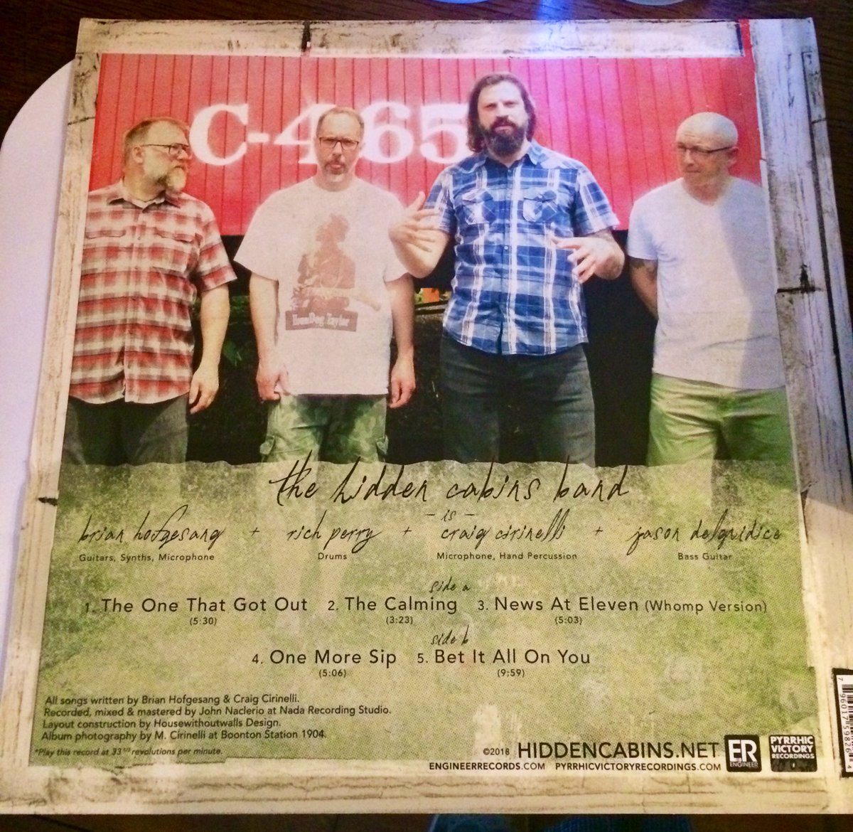 engineerrecords's tweet photo. Listening to more great @HiddenCabins vinyl at EngRecs towers today. This time The Hidden Cabins Band LP. #vinyl #records #rock #indie #folk #country #alt https://t.co/wsPQGE3X9T