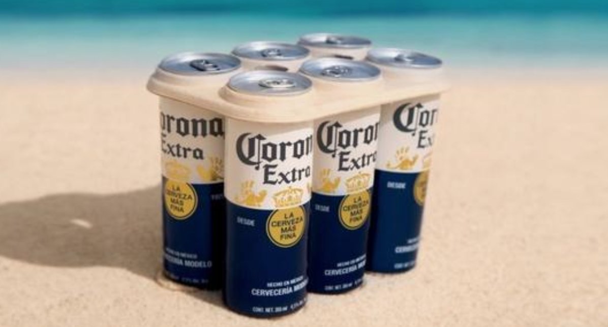 PlasticPollutes's tweet photo. Drink responsibly. @corona introduces plastic-free six pack rings. #plasticpollutes #drinkresponsibly https://t.co/uXzjot2jBZ https://t.co/as4ZOXXvHp