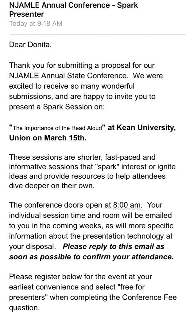 Nitamichelle28's tweet image. Oh. My! Always a go getta! Living my dream! Presenting at Kean University for New Jersey Association for Middle Level Education!! My Ted Talk is next! 😉#workshoplife #educatorleadership #educatornetworking #educatorassociation #learnshareinspire