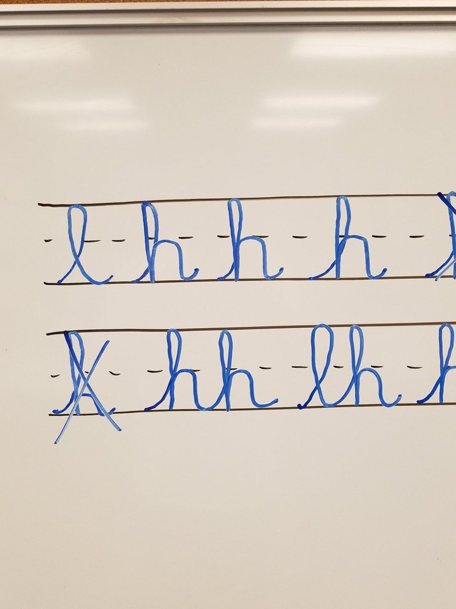mitchell5sharks's tweet photo. Day 2 of cursive, truly one of my favorite parts about teaching second grade! #isdstrong https://t.co/VecjOAk4oF