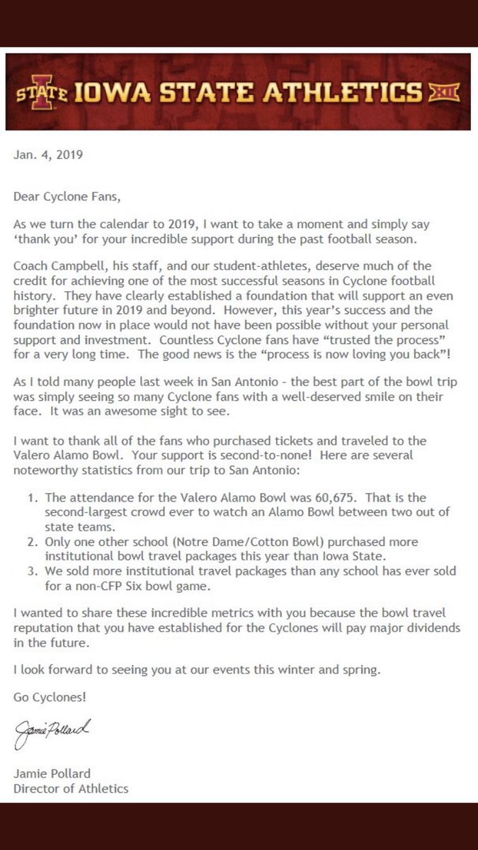 lASTATEAD's tweet photo. Thank you Cyclone fans - you are the best! https://t.co/kUAOYc5Pso