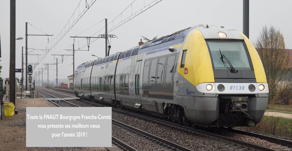 La FNAUT Bourgogne Franche-Comté vous présente ses meilleurs vœux pour cette nouvelle année 2019 ! Nous pouvons espérer que celle-ci soit riche en offre de transport ! La transition énergétique est vraiment à prendre en compte !