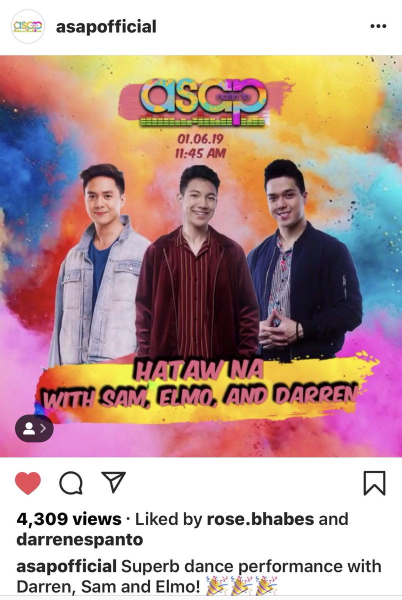 sharonDS17's tweet photo. Woohoo 🙌🏼🙌🏼 Thank you @ASAPOFFICIAL for this! Keribels kung dance prod.. baka naman next time sing na? Or sing &amp; dance? Aayyiiee.. excited for this!!! #ElmoMagalona ♥️

Pls like &amp; comment, fam! #TeamELMO 👇🏼👇🏼👇🏼
https://t.co/oYFYWXkWxV https://t.co/2MuJFKTJmO