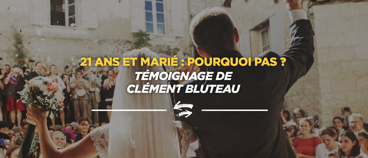 VSJAutrement's tweet photo. ⚠️ Nouvel article !

🤵🏽 Dans un pays où la moyenne d’âge pour se marier pour un homme est de 38 ans, @ClementBluteau a pris la décision atypique de se marier à 21 ans. Son témoignage, je le crois, peut nous inspirer et nous challenger.

⏩ À lire sur https://t.co/TkOpNEZwTt https://t.co/CX5zojpGEh