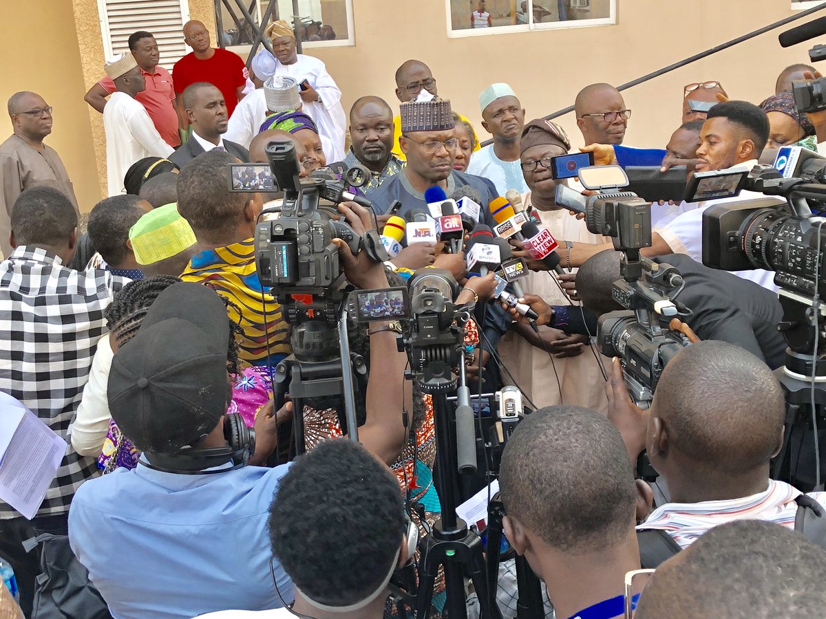 Happening Now:
ASUU agrees to participate in 2019 General Elections.