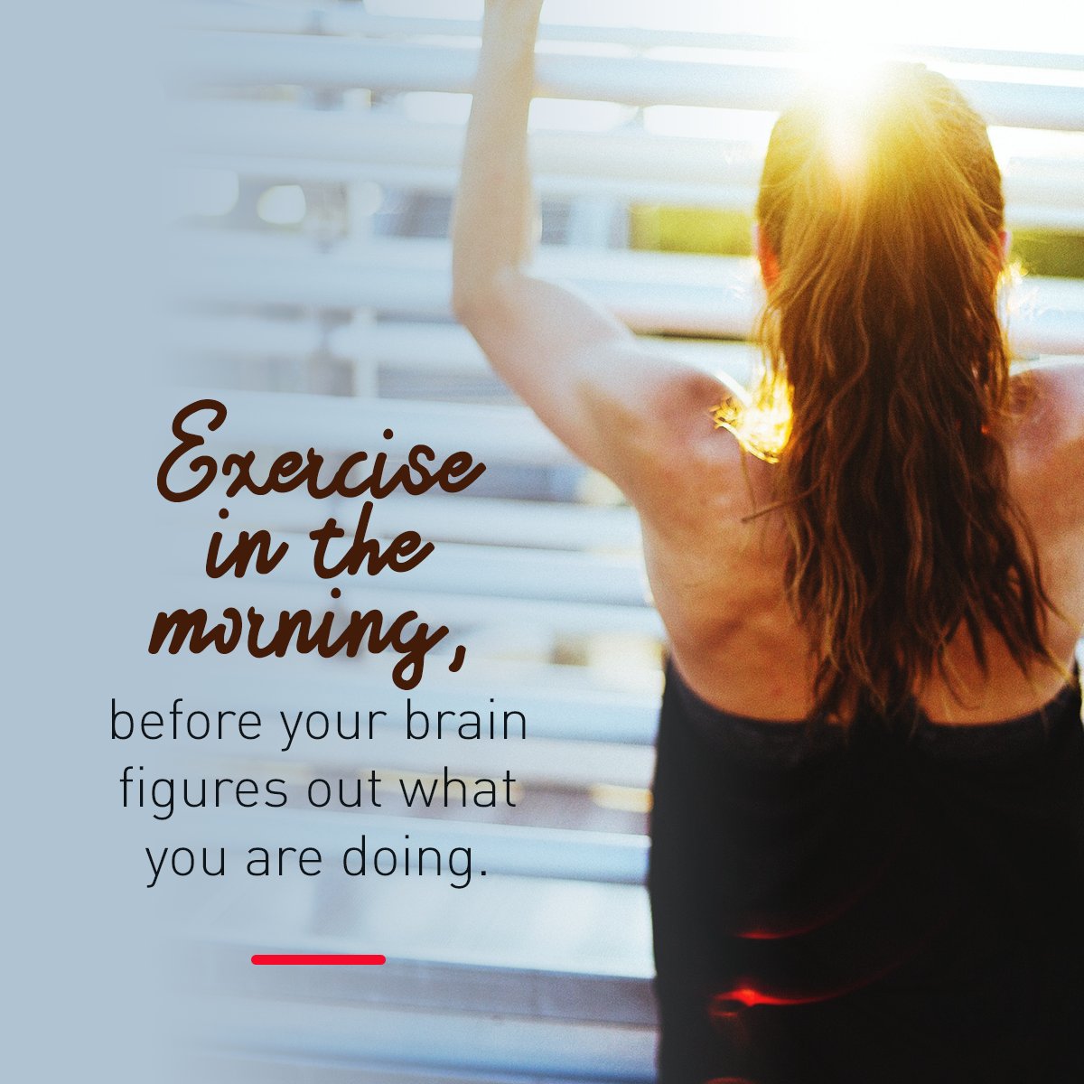 pascha_kelley's tweet photo. Exercise in the morning, before your brain figures out what you are doing. #NewYearsresolutions #newyearsresolutionsstartnow #newyearsresolutions #NewYearsResolutionStarsNow #newyearsresolutionsale #healthcoach #lifecoach #strengthcoach #posture #posturalanalysis #nutrition https://t.co/UbQKHwQuUL