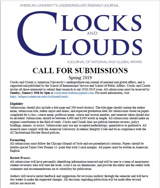 ClocksCloudsAU's tweet photo. Is your New Year's resolution to have your research published? Submit your research today to clocksandcloudsau@gmail.com, with the chance to become a published author! check out submission guidelines below. https://t.co/SjMXgBRM1M