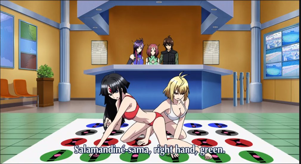 Blueshift09's tweet photo. Episode 16 is has some interesting references aside from the Gundam stuff. Future GPX Cyber Formula, Mic Sounders the 13th from Gaogaigar, Bladis from Metal Armor Dragonar are the ones I can recognize. #crossange #mechaposting https://t.co/vIeGrsbFdz