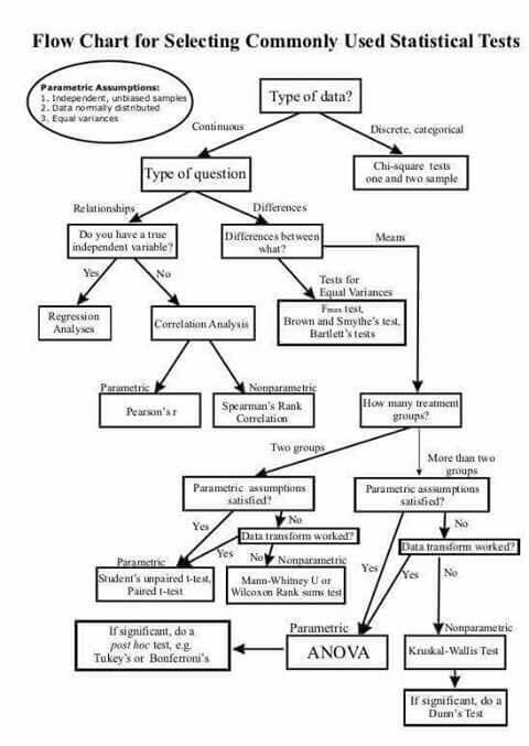 ExecuFunction's tweet image. Commonly used #Statistical #Tests