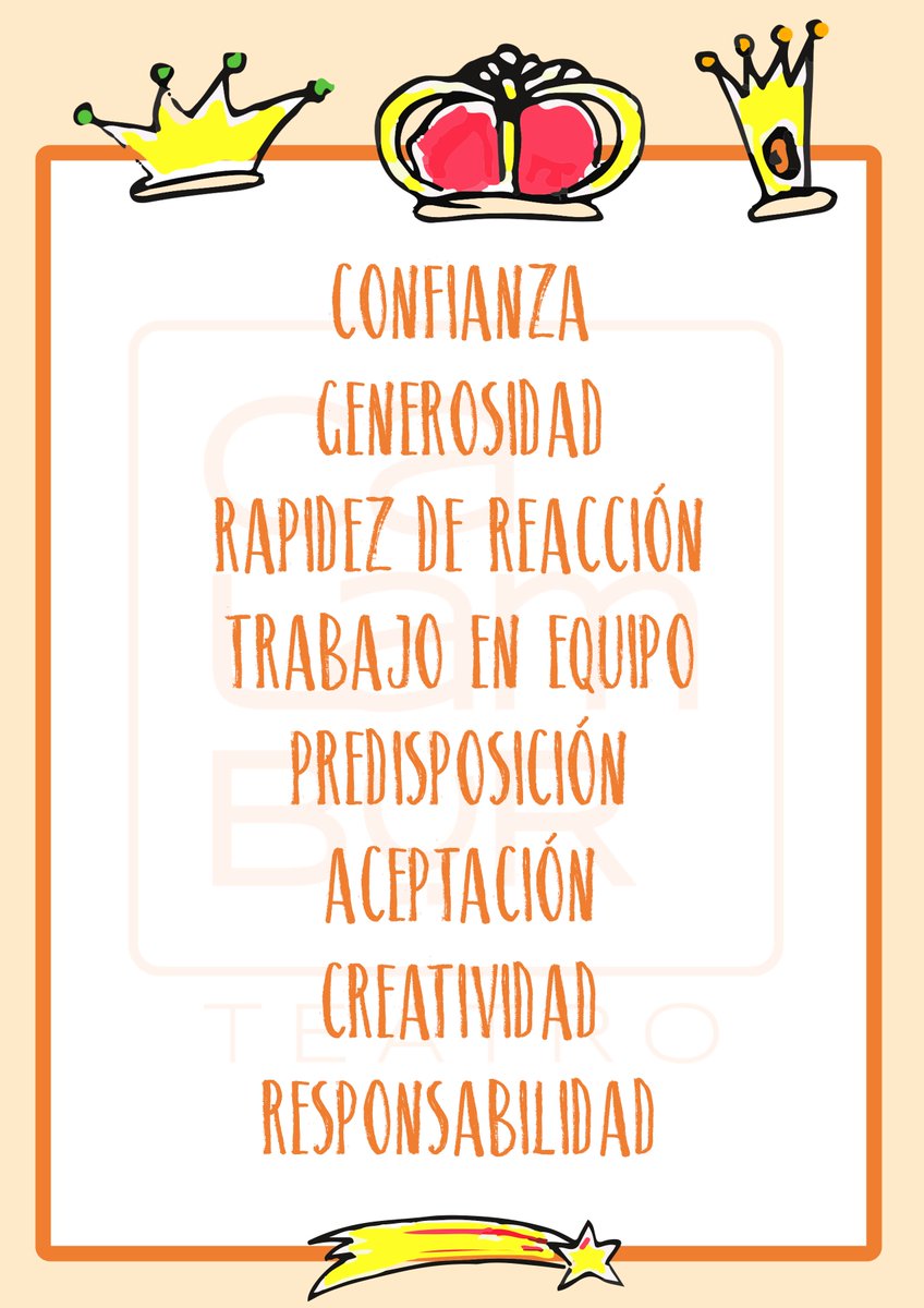 Calamburteatro's tweet photo. Para Reyes hemos pedido que este año nos sigan trayendo todos los valores de la impro, tan necesarios para construir historias como para el día día. Pon impro en tu vida #improvisatuvida #calamburteatro #impro https://t.co/ztF46FId6V