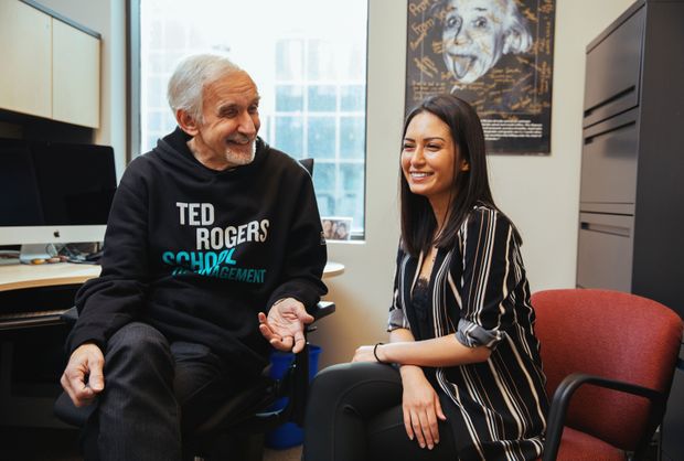 “She is one of these great stories of a student who is kind of lost in first year among 1,800 new students in business and she finds her way and takes her leadership potential to the limit”. Read more on <a href="/EnactusRyerson/">Enactus Ryerson</a>'s Rand Abou Ras at theglobeandmail.com/business/caree…