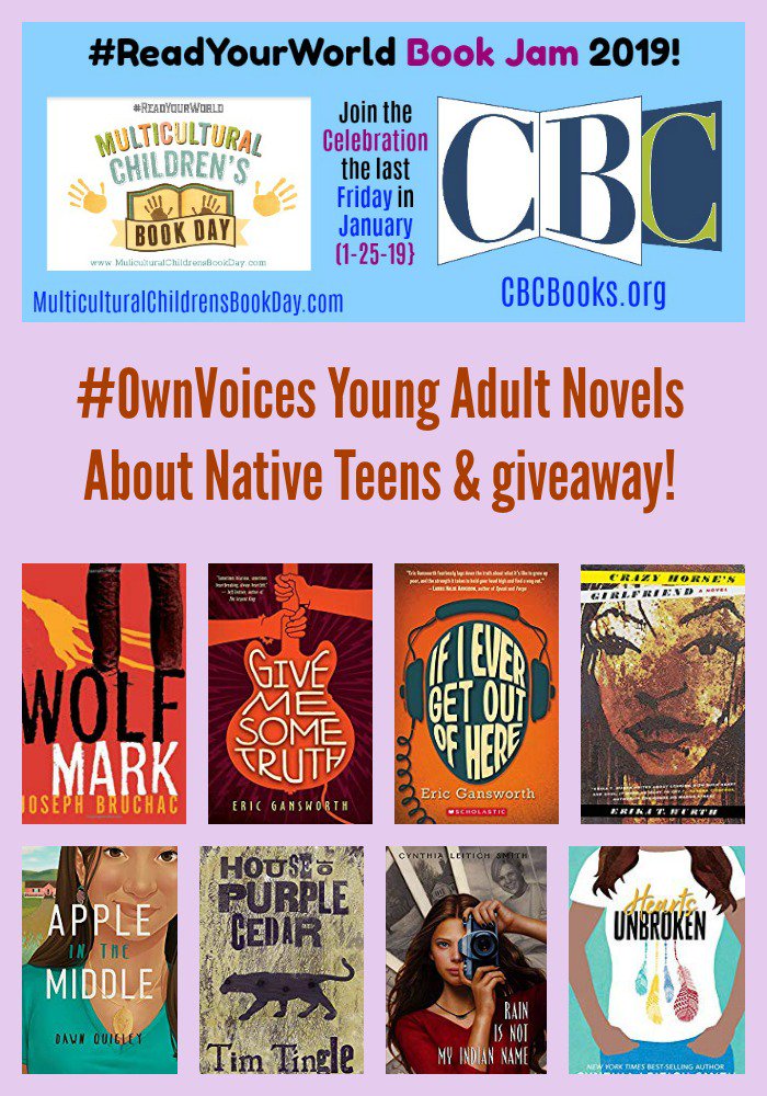 MCChildsBookDay's tweet photo. #OwnVoices Young Adult Novels About Native Teens
Please welcome Cynthia Leitich Smith today to kick off our #ReadYourWorld Book Jam 2019 with the @CBCBook. Please fill out the Rafflecopter at the bottom to enter. Details https://t.co/bmkBf8xKBD #childrensbooks https://t.co/0NAPCws6AJ