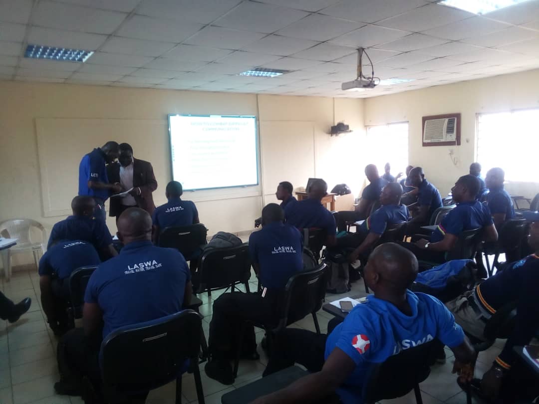 TalktoLaswa's tweet photo. There was a 3-day Water guard training at LETI (Law Enforcement Training Institute), PSSDC, Mahmood.

We remain committed to ensuring your safety on and off the waterways.
#talktoLASWA #safety #training #waterguards #lagos https://t.co/ieHfBVeQLc