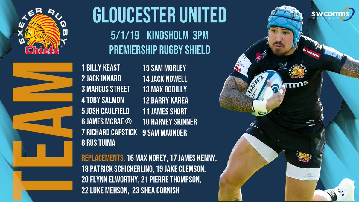 ExeterChiefs's tweet photo. 🏉- TEAM NEWS: Here is the Exeter Braves side to face @gloucesterrugby in tomorrow's @premrugby Shield clash at Kingsholm ⬇️

https://t.co/a6VmtUkLBj https://t.co/pMg2g3HuT9