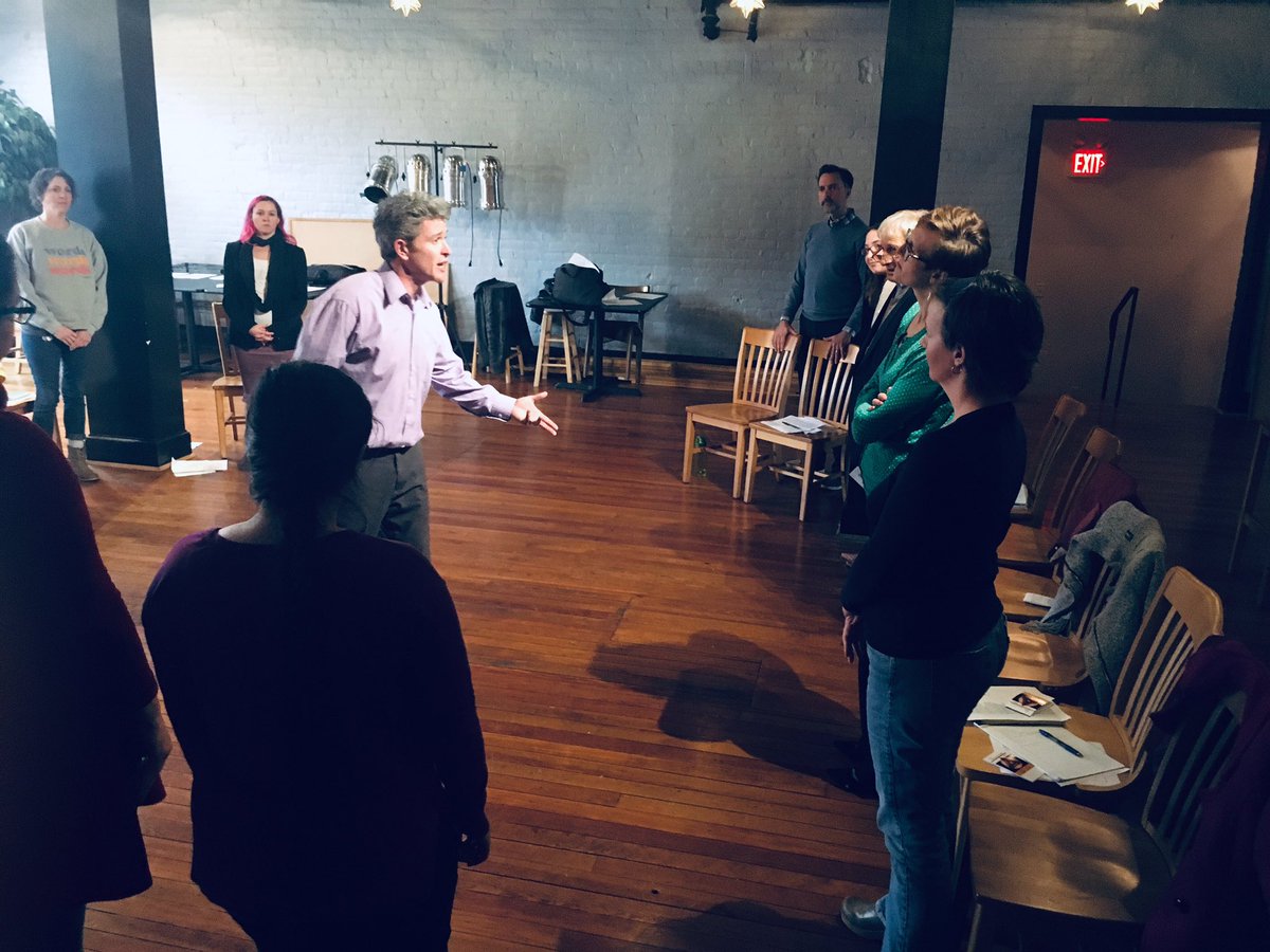 asctheatrecamp's tweet image. The entire @shakespearectr admin team is spending the day in our leadership training in order to learn from our own lessons. #leadwithlanguage #ascleadership