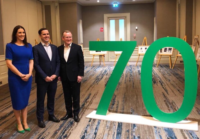 Our colleague <a href="/marycollins1980/">marycollins</a> with our @MeetinIreland team today briefed 300 <a href="/IDAIRELAND/">IDA Ireland</a> staff during their 70th annual conference on ways we can work to further develop #business #tourism, one of the most lucrative forms of tourism for #Ireland #IDAIreland70 with <a href="/NiallGibbons/">Niall Gibbons</a>