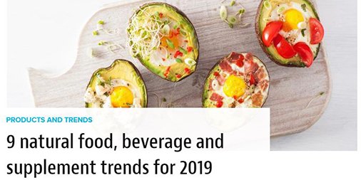 Our <a href="/newhopenetwork/">New Hope Network</a> editors are at it again! Loving this dive into #natural food, beverage + supplement trends for 2019! bit.ly/2QjsVxf @JennaBlumenfeld <a href="/ChristineKSees/">Christine Kapperman</a> <a href="/ToddRunestad/">Todd Runestad</a> <a href="/thatpolitoguy/">rick polito #amquerying #TBI</a> <a href="/ericsbites/">Eric J Pierce</a> #regenerative #organic #keto #plantbased #business4good