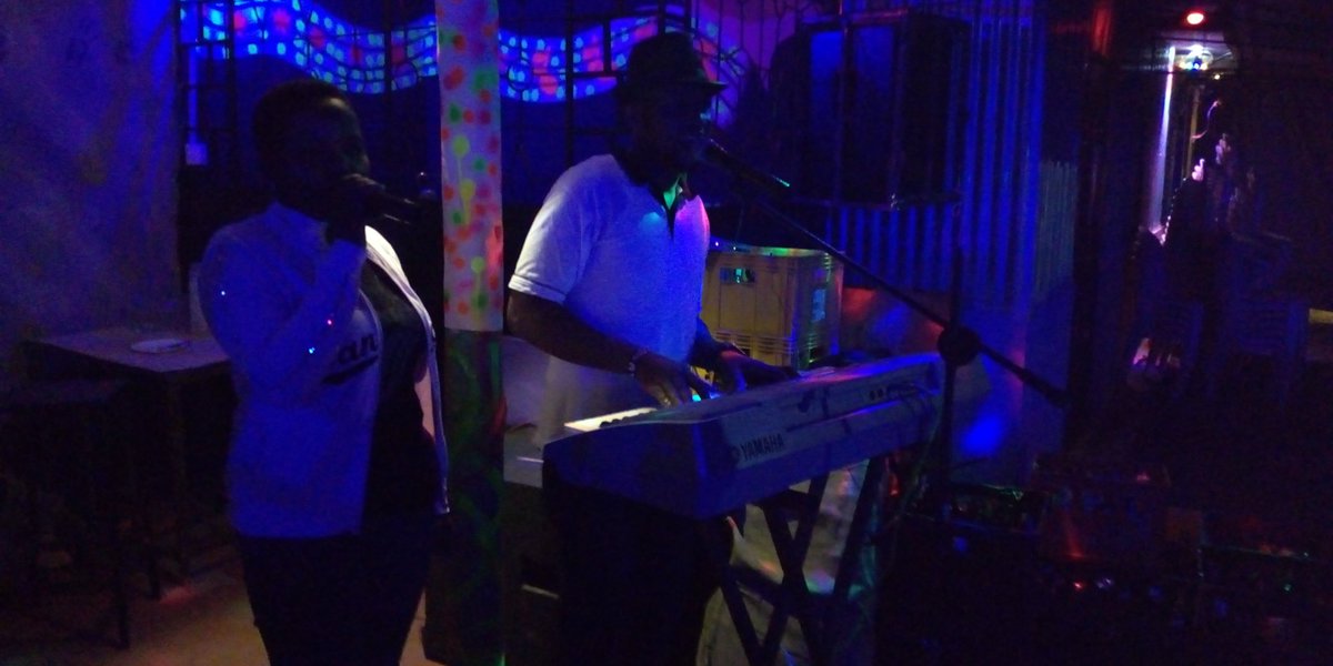mwendavanets's tweet photo. Happening now at the Step2 lounge Embu
Jester Band doing their thing
@BandJester
@Jeremihclack
#MugithiWeekend https://t.co/gkGmuZKLyE