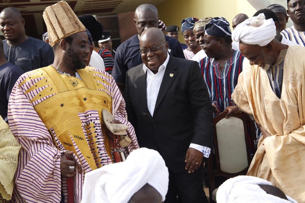 NeneKwesi_'s tweet photo. “Mr. President, we wish to assure you that we stand for peace, unity, genuine reconciliation, development and advancement of Dagbon and we stand in readiness to support your government towards finding a lasting peace in Dagbon,” Bolin Lana #PeaceAtLast @NAkufoAddo @Generals_Creed https://t.co/jw35bqH6RU