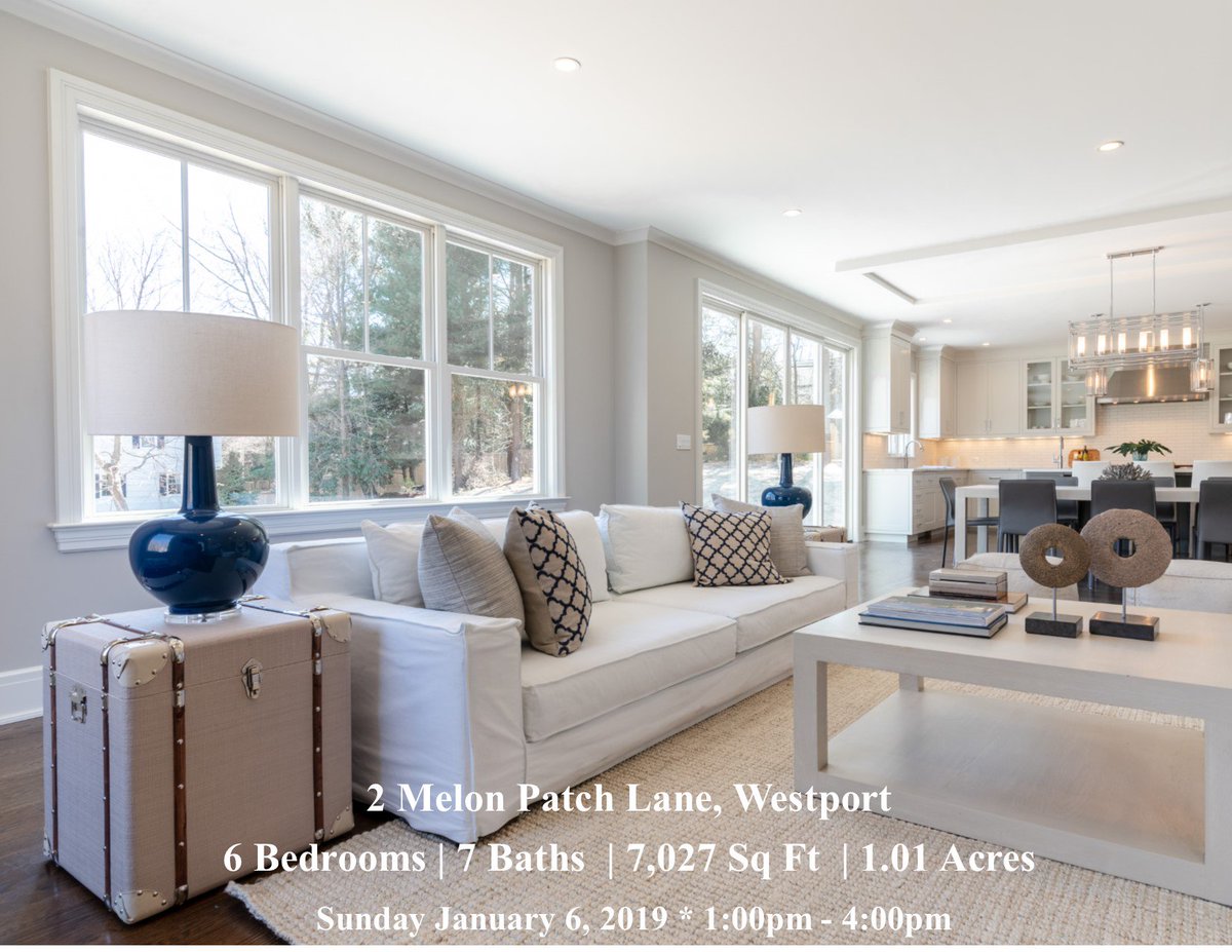 BluewaterHomes's tweet photo. Open House Sunday 1.6.19!  #2melonpatchlane #luxuryliving #westportct #wbchteam #bluewaterhomebuilders #newconstruction https://t.co/Th5M5qInsl https://t.co/HGLI4cIl8b