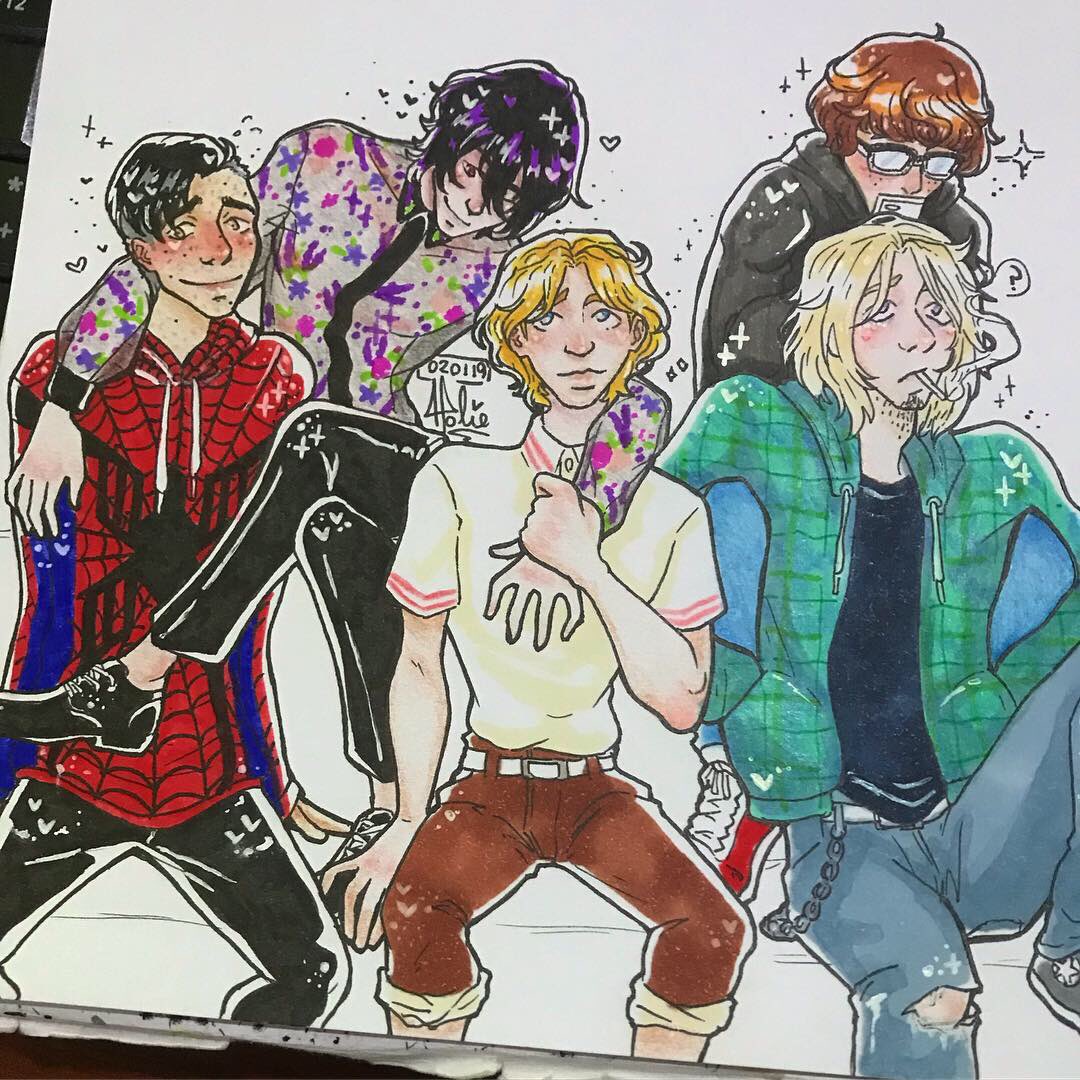 RegularDolca's tweet photo. I forgot to post this here! My ocs featuring @RaspyWilliams ocs Jaden and Blueberry ♥️ #traditionalart #digitalreference https://t.co/1ypdK4uvfL