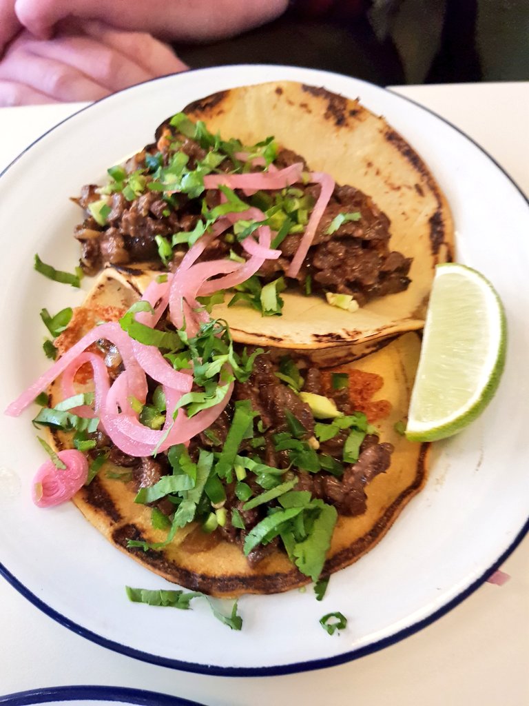 ProperFood_ie's tweet photo. Finally got around to trying @masa_dublin today and I didn't know tacos could taste like that. Ravishing food. https://t.co/WpYKzEYX3z