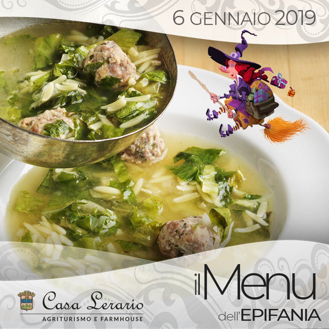casalerario's tweet photo. Concludi le feste natalizie con il pranzo di domenica 6 gennaio, giorno dell'epifania.
Per i più piccini a fine pranzo ci sarà una sorpresa da parte della #befana, non mancate! 🎁
Scopri di più: https://t.co/eX7WYbC7CJ https://t.co/3BikW5cj4z
