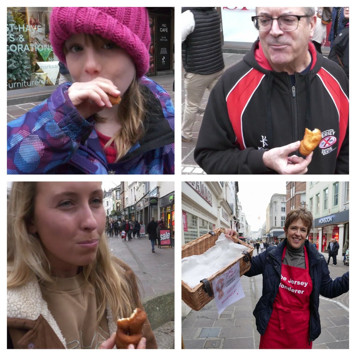 JerseyWonderer's tweet photo. A trip to town with a Jersey Wonder tasting session and family film crew to record a promotional video for me! #blessmyfamily #genuinejersey #wonderstakeover #funtimes https://t.co/K5UJ5LQoXP