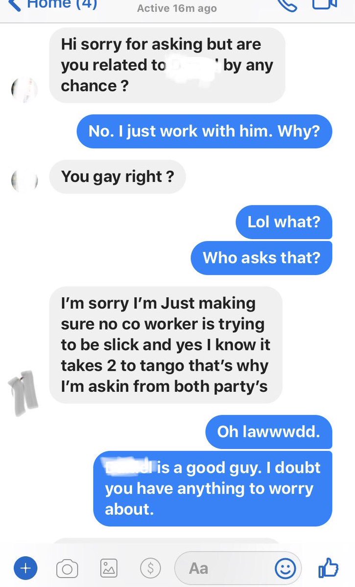 KenzyMorganne's tweet photo. Storyyyy tiiime. So I added a coworker the other day on Facebook and then got these messages from his girlfriend 🤦🏼‍♀️🤦🏼‍♀️ https://t.co/DuEUozTBVT