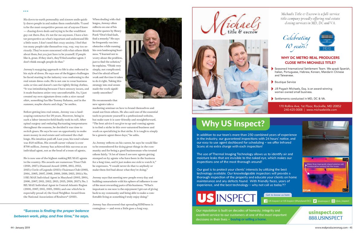 KIND &amp; I r honored 2 be featured on the cover of this month’s issue of <a href="/DCProducers/">DC Metro Real Producers</a> Magazine. It's a labor of love 2 be able 2 make a real difference here in our community. Thank u 2 Kristin Brindley &amp; the rest of the staff for this recognition &amp; publication of our efforts.