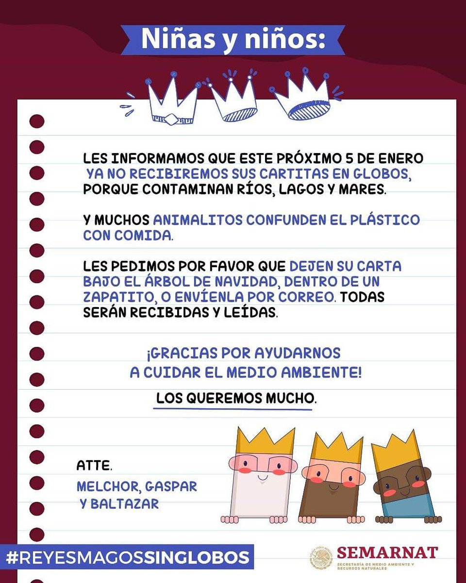 calaverateatro's tweet photo. Amelia, gos y chencho ya están escribiendo su cartita para ayudar a los #ReyesMagos 👑,
#NoMásGlobos #NoMasBasura #PorUnMundoMejor #CuidaLosMares
GRACIAS por cuidar el medio ambiente 💓🌲 https://t.co/mkyi6OJuiz