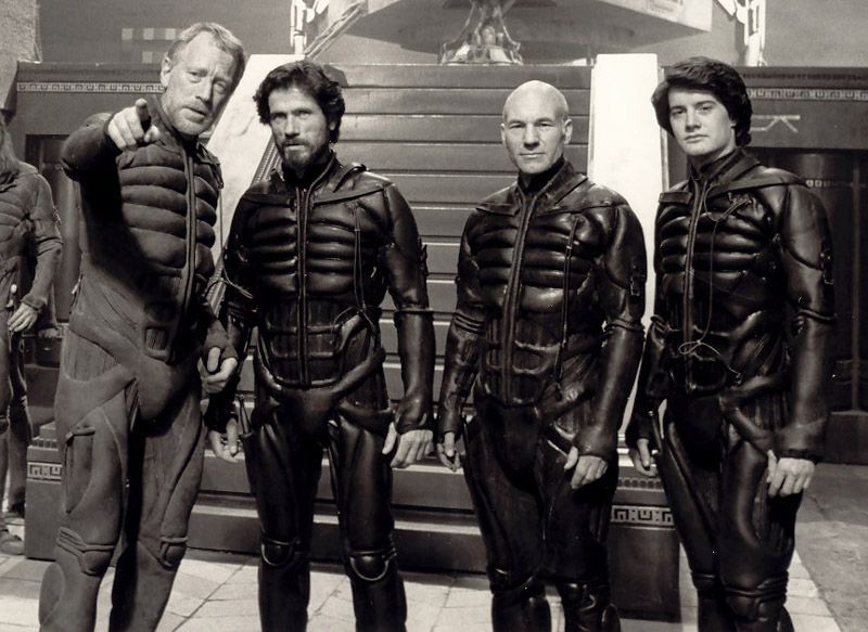 É‡ L On Twitter Max Von Sydow Patrick Stewart Jurgen Prochnow And Kyle Maclachlan Dune David Lynch 1984