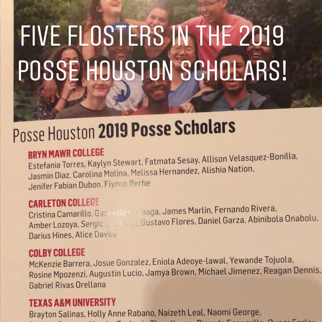 MyDiscoverU's tweet image. #PosseLove 
Many of our FLOsters are now Posse Scholars!