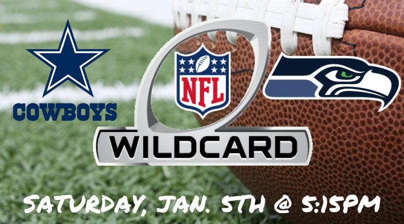 whatcomtitle's tweet photo. ππ We made it to the playoffs ππ Our wildcard game against the Dallas Cowboys should be a fun one so cheer loud 12s! #WhatcomTitle #NFLplayoffs #GoHawks https://t.co/AF3OKfLBqa