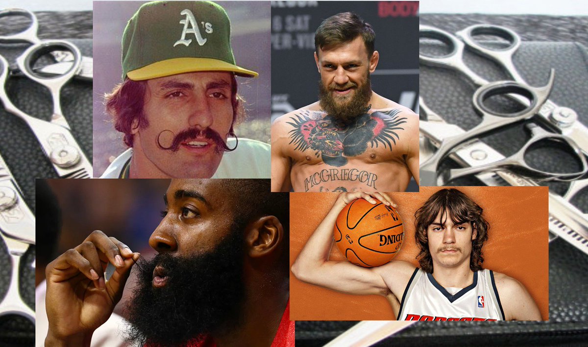 YourSports's tweet image. James Harden is untouchable right now.  But is he on your list of top facial hair all-time?  @handlebar34 @TheNotoriousMMA @AdamMorrison35 @JHarden13 make up our 'Mount Rushmore'