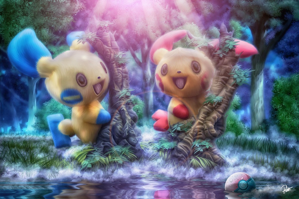 patricksartroom's tweet photo. Opposites Attract. My latest illustration, hope you like it! 😃 
My Etsy store below. ⬇️
https://t.co/248qO9o8Lx

 #Pokemon #Nintendo #Art #FanArtFriday #fanart #anime https://t.co/qLi2W0hO2E