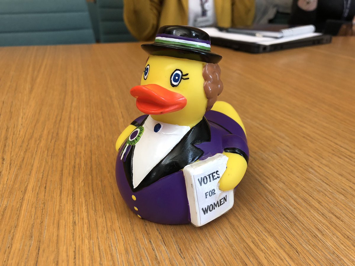 Mari Takayanagi (@satisfactory20) on Twitter photo <a href="/TheMERL/">The Museum of English Rural Life</a> Has anyone mentioned the wonderful #Vote100 #Suffraduck - this was the prototype, the very first one <a href="/TheMERL/">The Museum of English Rural Life</a> Has anyone mentioned the wonderful #Vote100 #Suffraduck - this was the prototype, the very first one