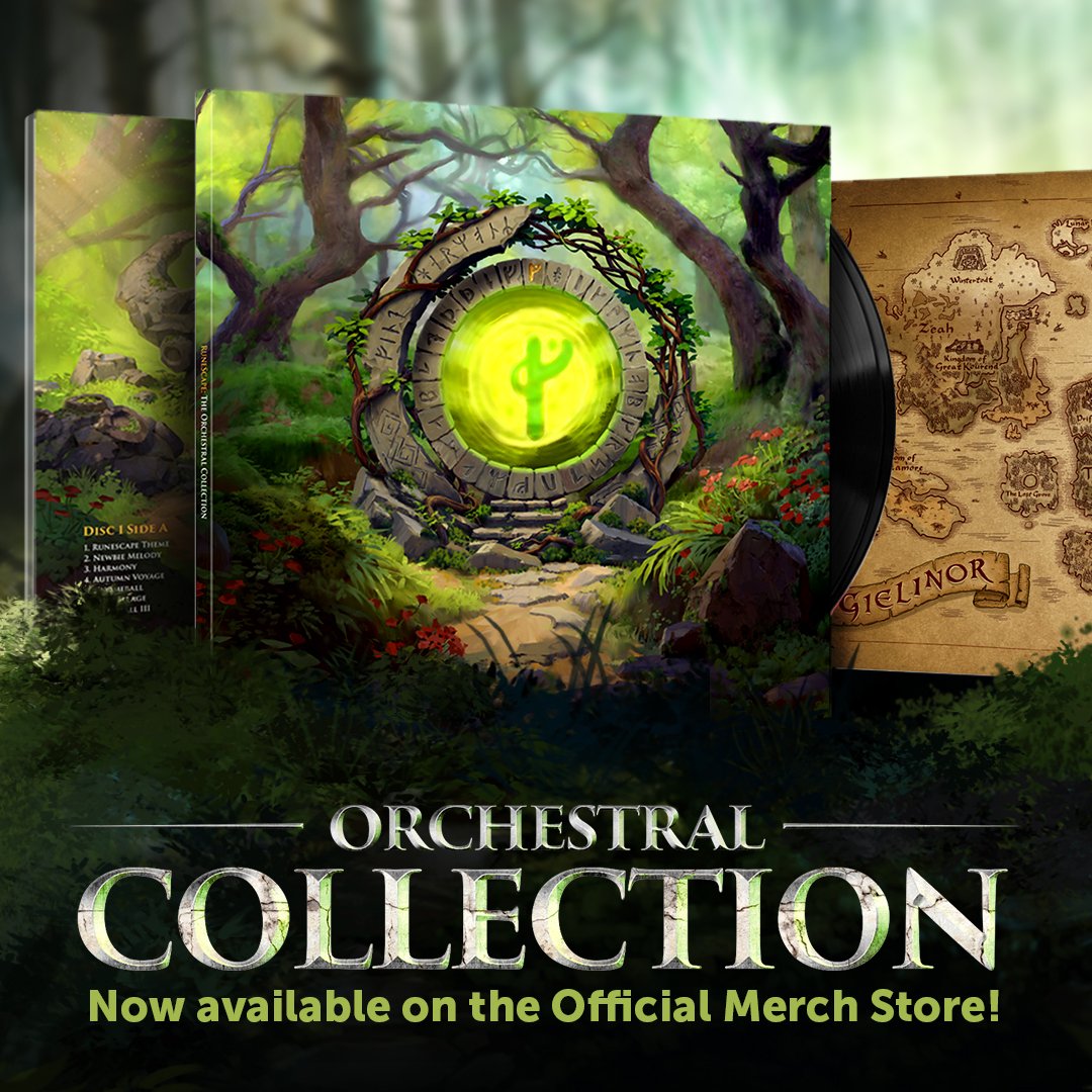 ⭐️ COMPETITION TIME - #RuneScape18Years

To celebrate 18 years of music memories, RT for a chance to WIN our RuneScape OST Classics and Orchestral Collection (CD &amp; Vinyl).

Ends Sun 13th at 23:59 Game Time.